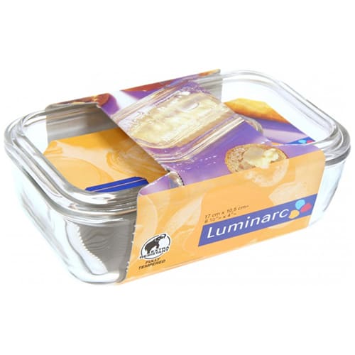 Масленка КОРОВКА Luminarc V5654 с крышкой, 17 см