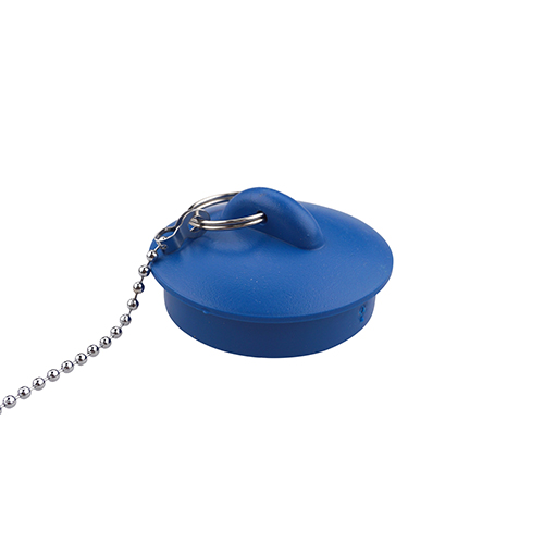 Пробка для ванны резин. с цепочкой, Пенза, d=4,5см, длина цепочки 20см, 5/2500