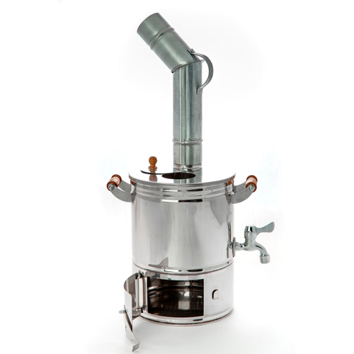 Самовар походный с трубой 10 л, Алковар Турист