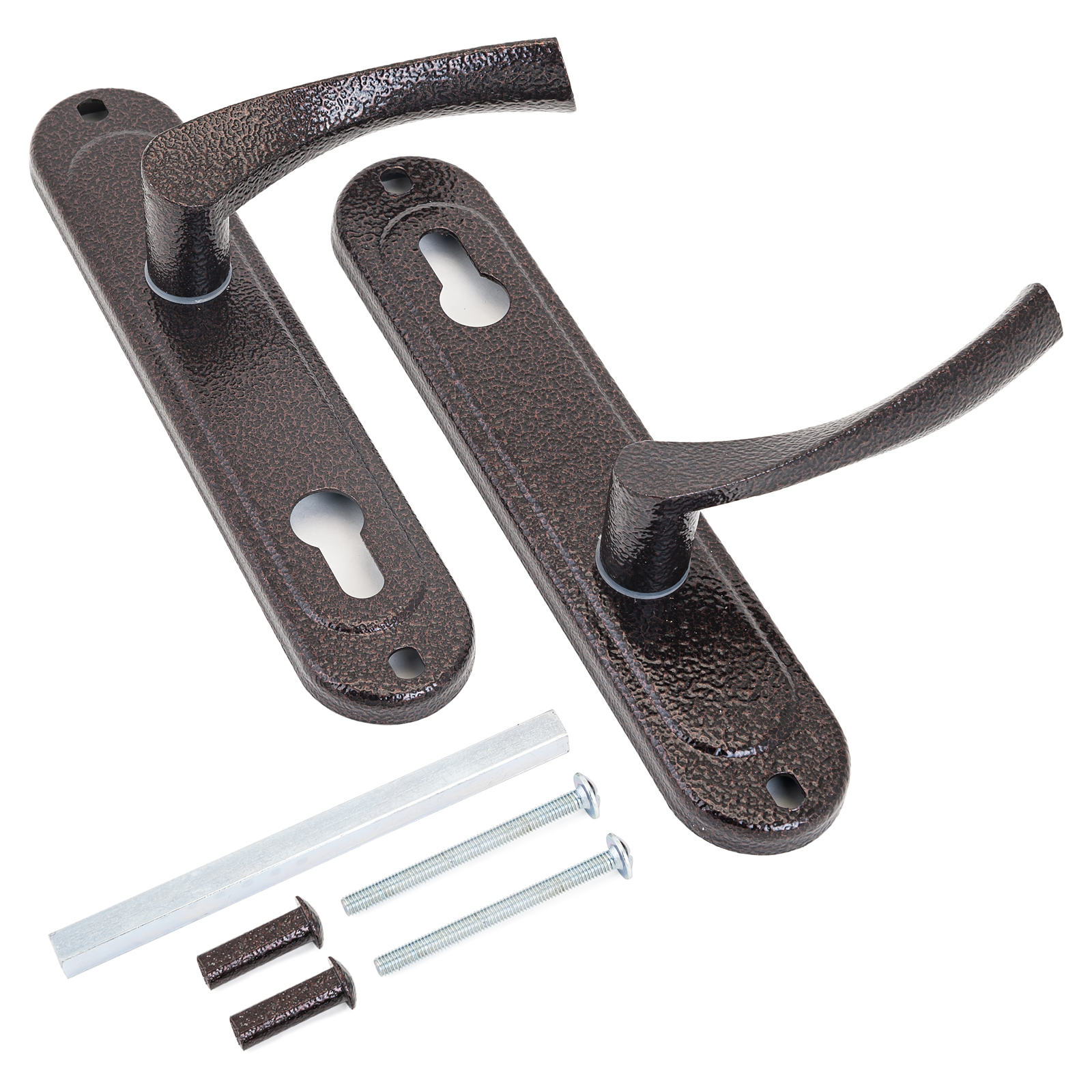 Эльбор  4.325 д/замка 1.01.27/1.01.23/1.03.25  антик медь " Капля" Комплект ручек (10)