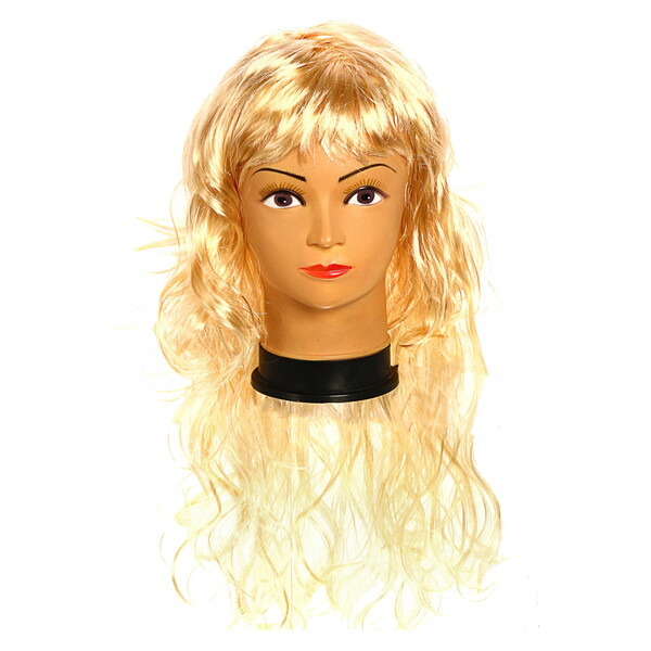 Парик карнавальный "Чаровница" (локоны 60 см), Натуральный блонд