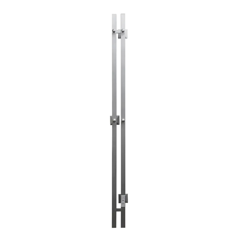 Полотенцесушитель MIXLINE MOON QUADRO MATT СHROME 120/10, таймер, 237 Вт электрический МАТОВЫЙ ХРОМ