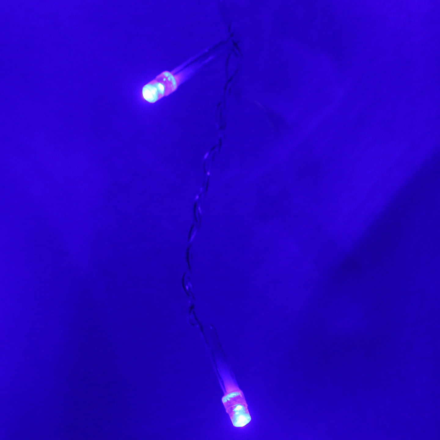 Гирлянда для улицы ЗАНАВЕС "Мерцание" ш2* в3,0 м 480 ламп LED, прозрач.пров,1 реж.,IP-54, Синий (возможность соединения)