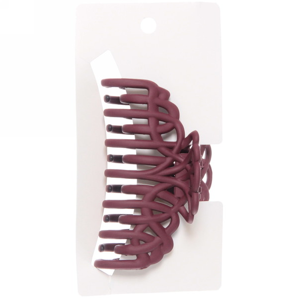 Заколка-краб для волос на блистере "Diana Collection - Milena", микс 6 цветов, 9см 