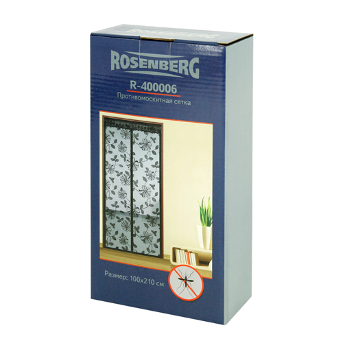 Сетка противомоскитная 100х210 см, Rosenberg, R-400006