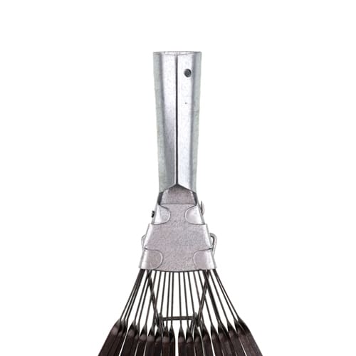 яяяГрабли веерные пластинчатые 20 зубьев раздвижные оцинкованные без черенка, 10/10