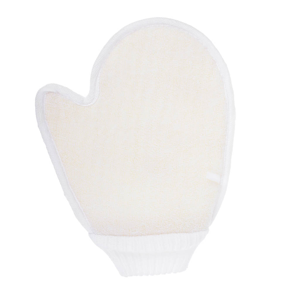 Мочалка банная, сизаль, варежка, 17х21см, 1 цвет