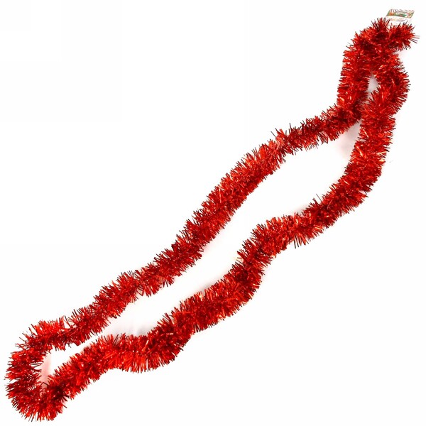 Мишура 2м 5см "Классика" красный