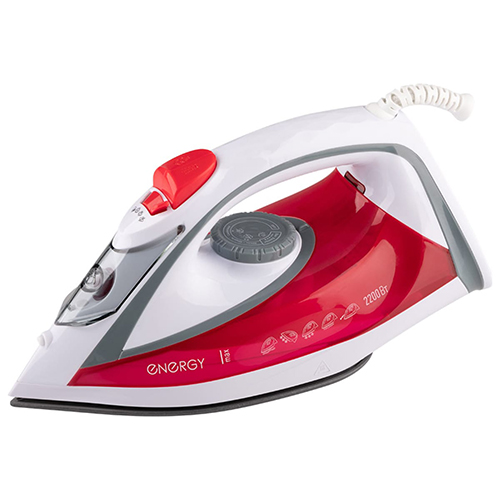 Утюг Energy EN-353 оранжевый  (2200Вт, пар, спрей, пар.удар, самооч., тефлон.подошва, антинакипь) (1/10)