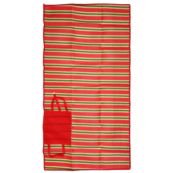 Коврик складной для пляжа и пикника Отпуск 180*90 см, красный