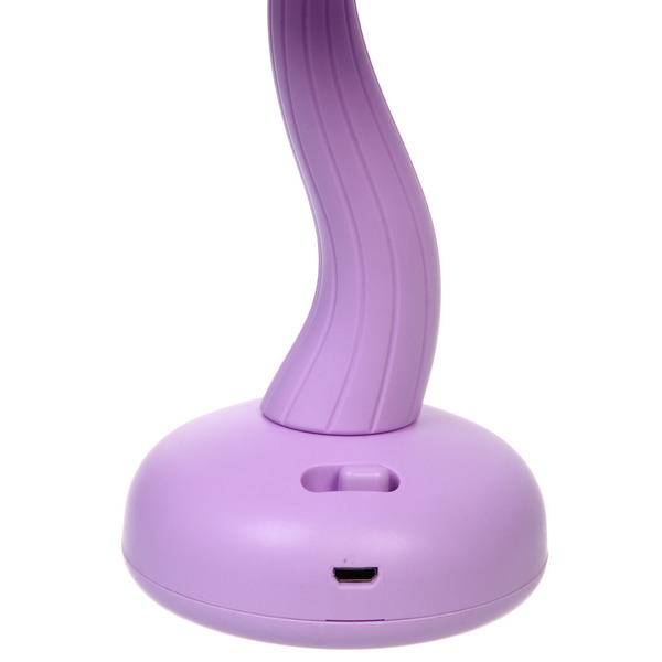 Настольная лампа "Sweet - Гриб" LED 13,2*19,5 см, USB 3w 3.7v, Фиолетовый