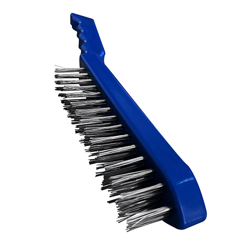 Щетка по металлу с пластиковой ручкой 4-ряд vertextools 1212-03