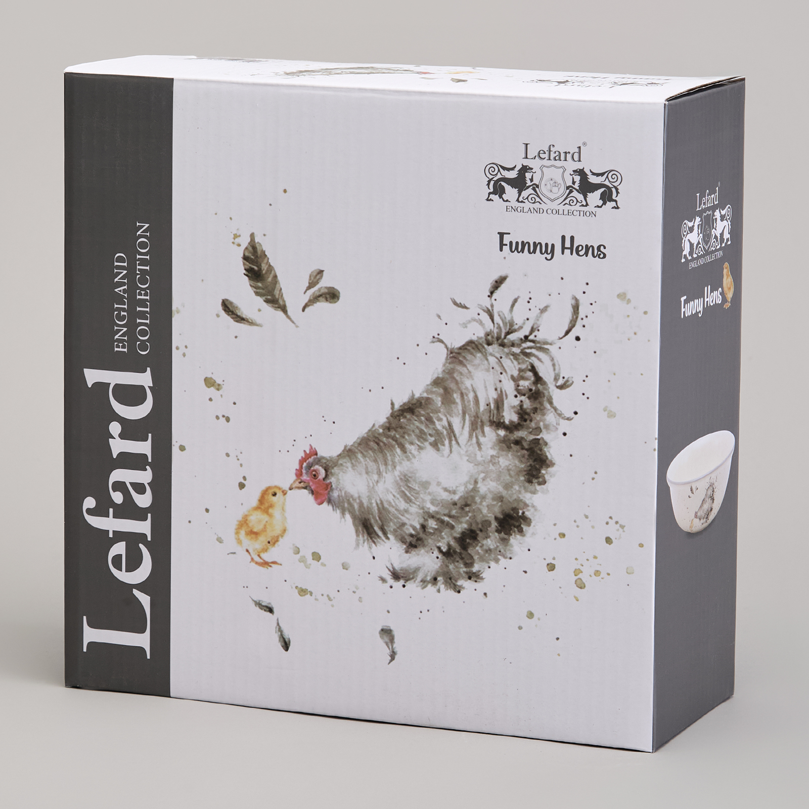 САЛАТНИК LEFARD, FUNNY HENS, 21, 5*7, 5 СМ 1200 МЛ, КОР=8ШТ.