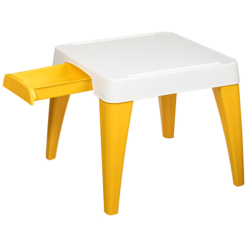 Стол детский Homver Little Angel 221500702/01, ярко-желтый