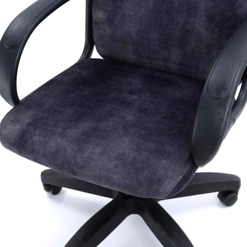 Кресло офисное (компьютерное) TRON C1 велюр Prestige, 63.5х48х48 см, темно-серый