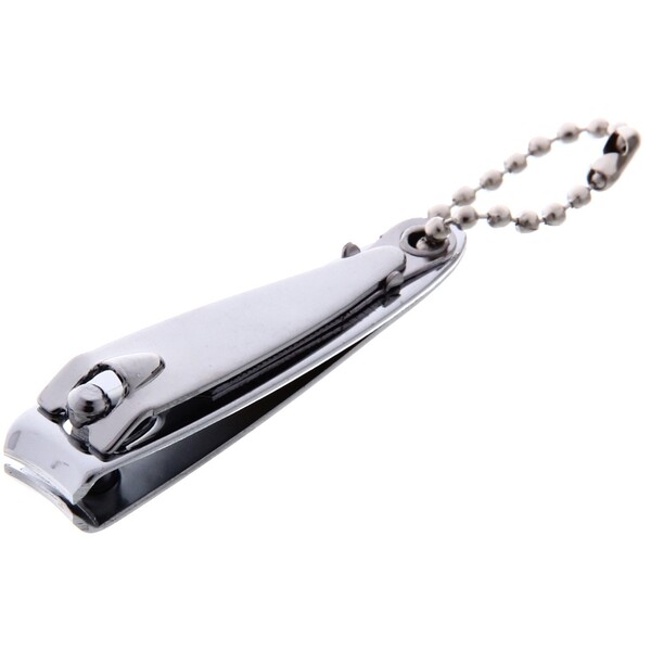 Кусачки для ногтей на блистере "Ultramarine", цвет металл, с цепочкой, 5см