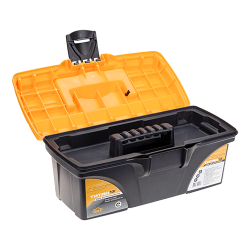 Ящик для инструмента 13 ТИТАН 13  черный с желтым (1/12)