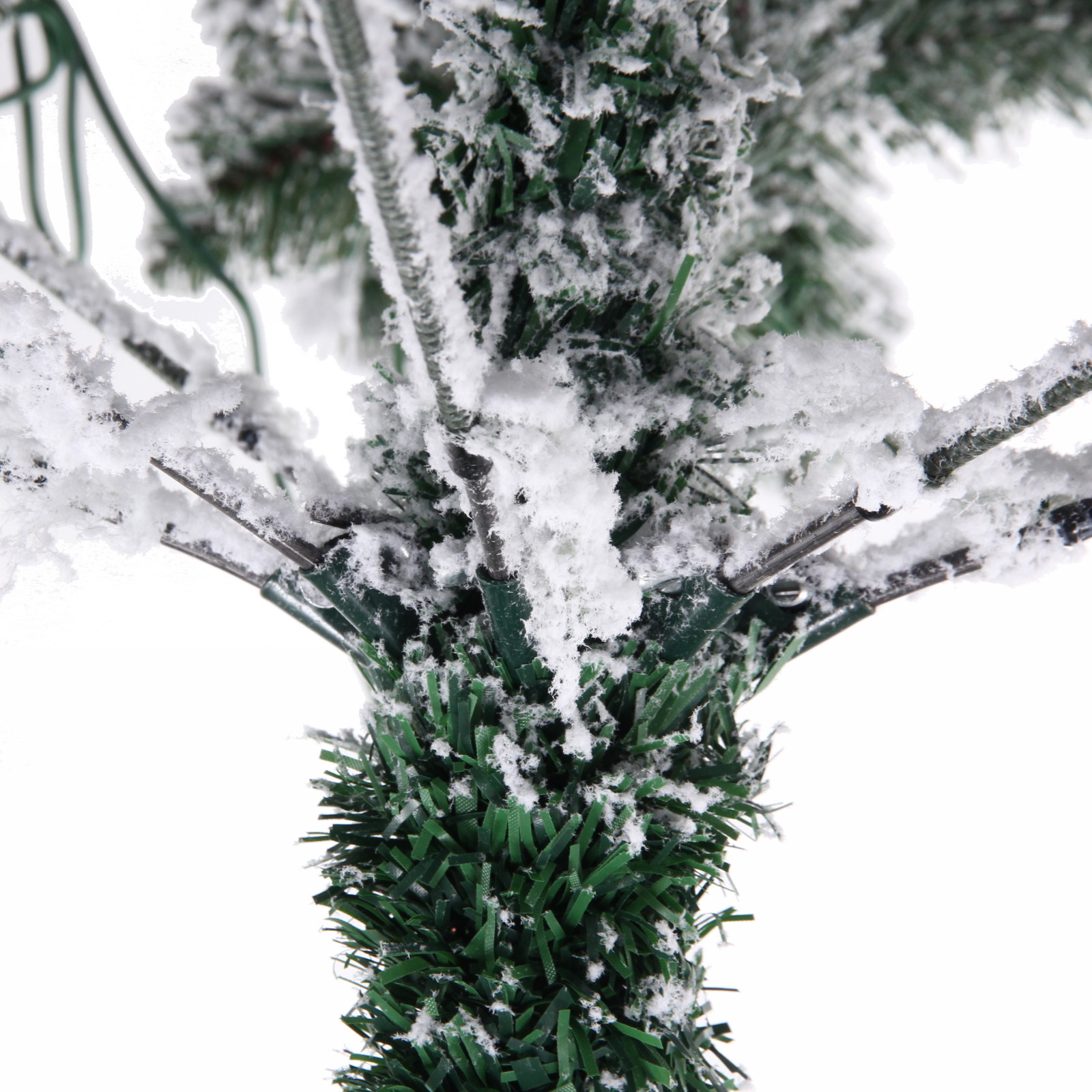 Ёлка "Снежные огни" 210 см, ПВХ с белым напылением 310 ламп LED (1222 ветки)