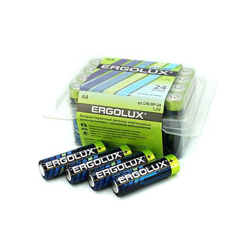 Батарейка LR6 ERGOLUX BP-24 (24/480)