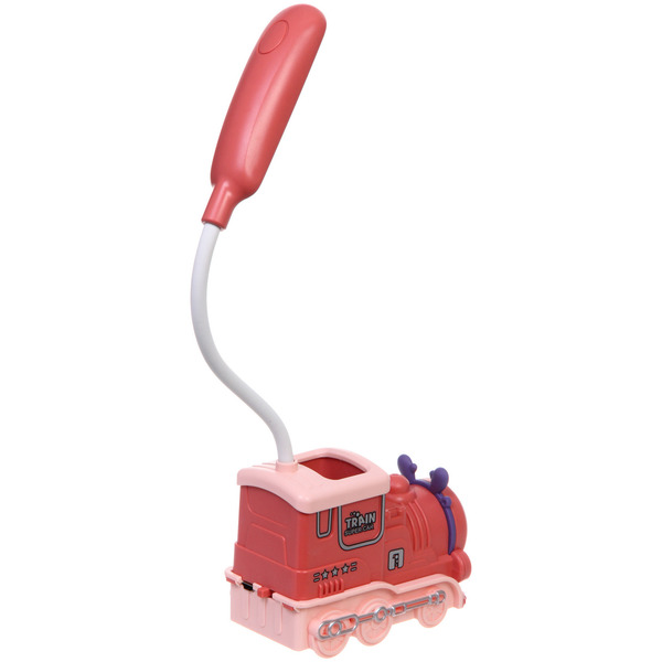 Настольная лампа "Sweet - Паровоз" LED 10*5*21 см, USB 5v 3w, Коралловый