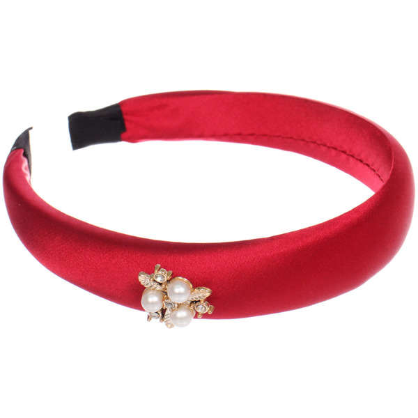 Ободок для волос "МАРЦИПАН", парли, ширина 2,8см, микс 6 цветов ( в пакете с подвесом)