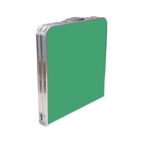 Набор стол складной и 4 стула дачных складных ССТ-К3/9, зеленый/изумруд