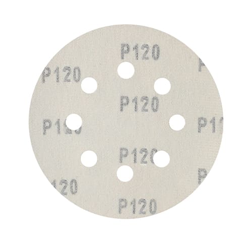 Круг шлифовальный PATRIOT на липучке, 125 мм, Р120, 8 отверстий, 5 шт