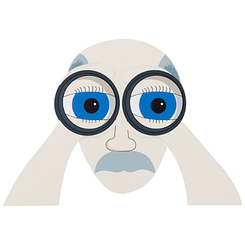 Декорация на забор Мужчина с биноклем, 1/48