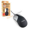 Мышь Гарнизон GM-215, USB, чип- Х, черный/серый, soft touch, 1000 DPI, 2кн.+колесо-кнопка