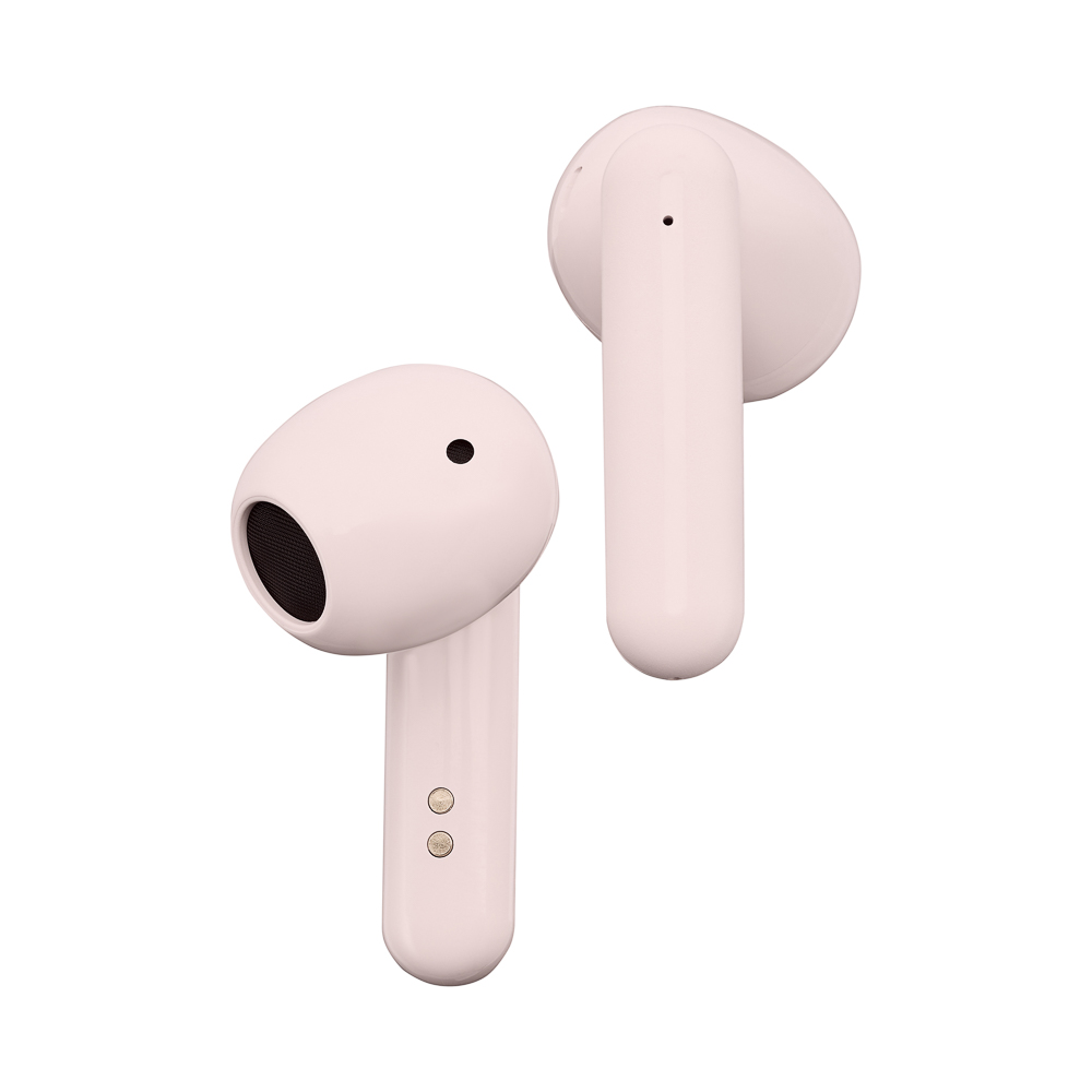 BY Наушники беспроводные TWS AirBuds, вкладыши, 25/200 мАч, BT5.3, розовый