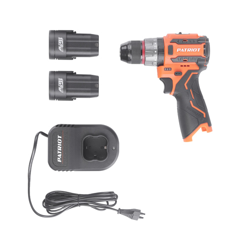 Дрель-шуруповерт аккумуляторная PATRIOT BR 467h BL, 2 АКБ Li-Ion, 16.8 В, 2 Ач, 70 Нм