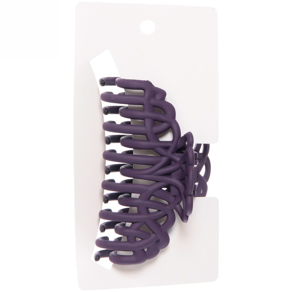 Заколка-краб для волос на блистере "Diana Collection - Milena", микс 6 цветов, 9см 