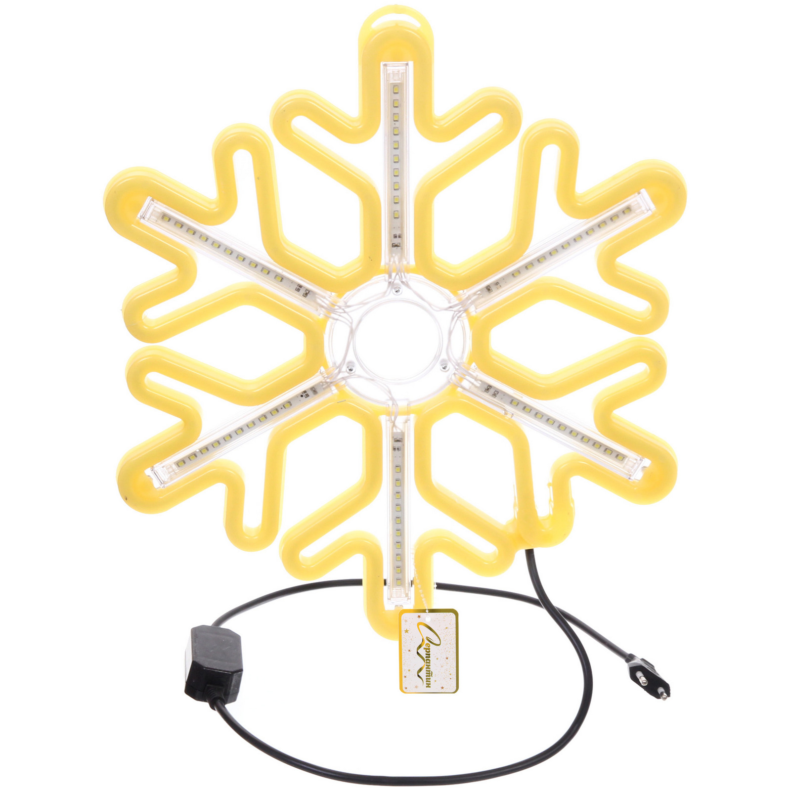 Фигура светодиодная "Снегопад" 38 см, 480 ламп LED, авторежим, 220V, Теплый белый