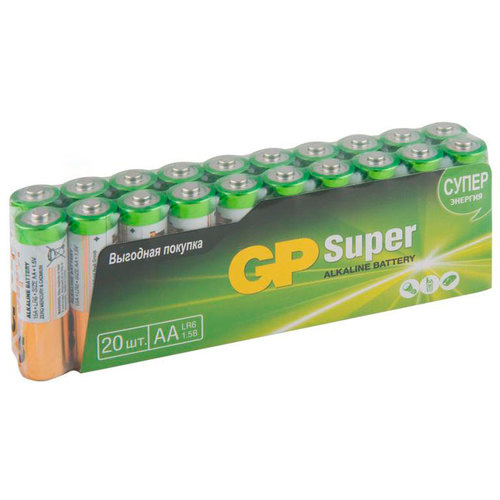 Батарейка LR06 GP Super BL-20 (20/240)