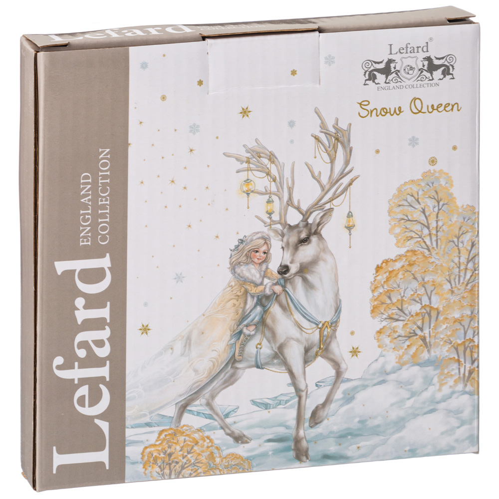 ТАРЕЛКА LEFARD "СНЕЖНАЯ КОРОЛЕВА" В ФОРМЕ СЕРДЦА 15*2 СМ (КОР=72ШТ.)