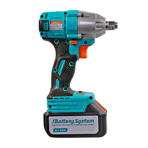 Гайковерт ударный б/щ CD20350BLC, 18В, 1*3,0А·ч, 1BatterySystem, STURM