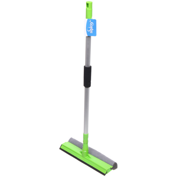 Окномойка Селфи для мытья стекол, телескопическая алюминиевая ручка 95см. губка 25см. 550