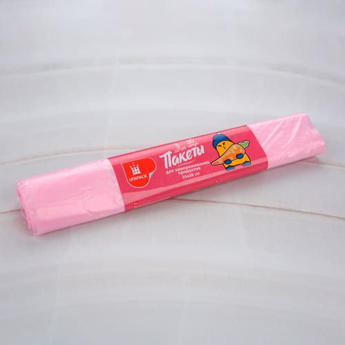 Пакеты для замораживания продуктов Уфа Пак 25х38 30шт/рул 20,5мкм (5/30)