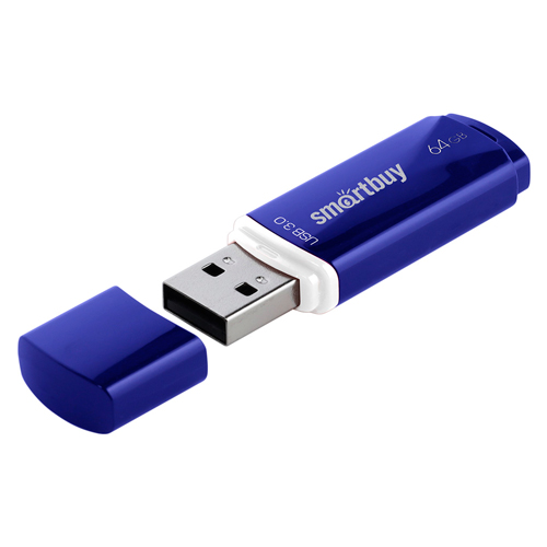 UFD 3.0/3.1 Smartbuy 064GB Crown Blue (SB64GBCRW-Bl)