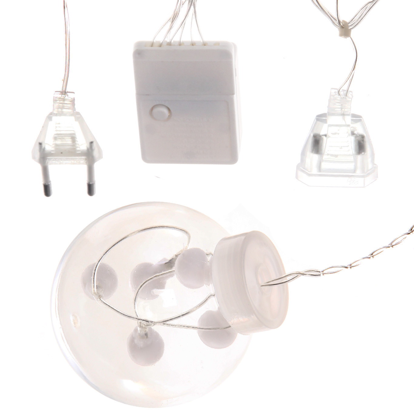 Гирлянда для дома БАХРОМА "Снежный шар" ш2,5 м* в0,6/0,8м 108 лампы LED, d-8 см, RG/RB, IP-20, Мультицвет (возможность соединения)