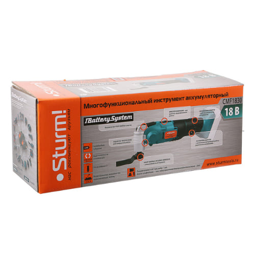 Реноватор аккумуляторный STURM CMF1830