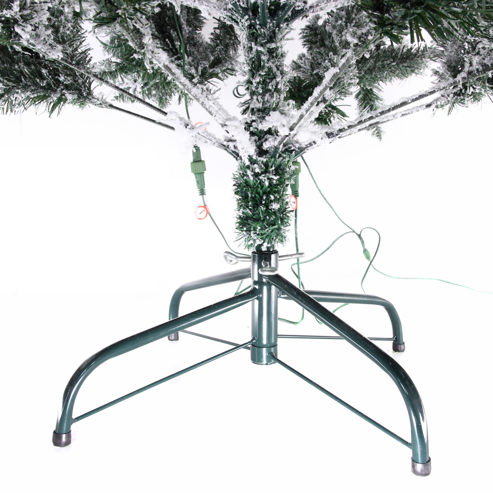 Ёлка "Снежные огни" 210 см, ПВХ с белым напылением 310 ламп LED (1222 ветки)