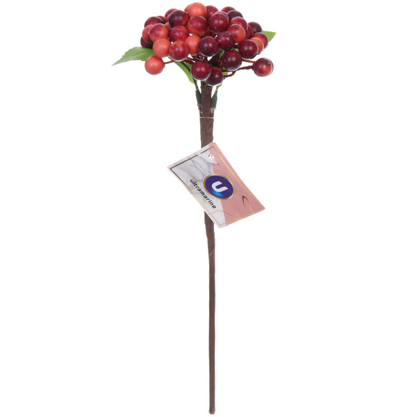 Муляж "Ветка брусники" 30см