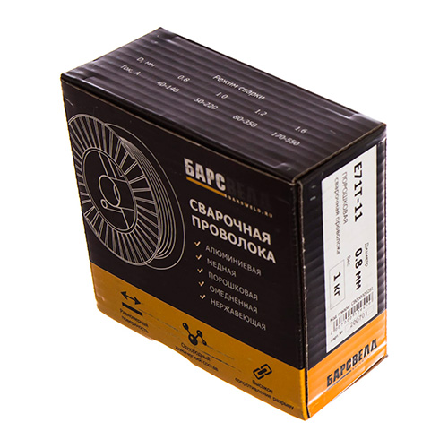 Проволока  для сварочного автомата  на кат. 0,8мм Барс Е71Т-GS  (1кг/кат) без газа (1/200)