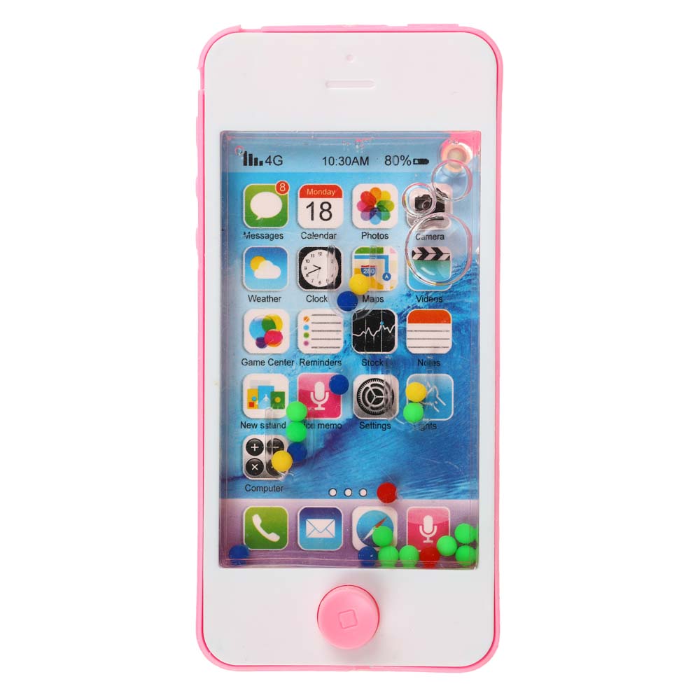 Игрушка "Водный пинбол" МЕШОК ПОДАРКОВ, пластик, 12х6х1,5см, 2 дизайна