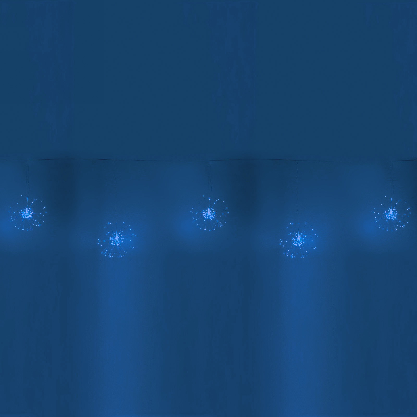 Гирлянда для дома БАХРОМА  "Сфера" ш3м*в0,4/0,6м 500 ламп LED, 8 режимов, IP-40, Синий