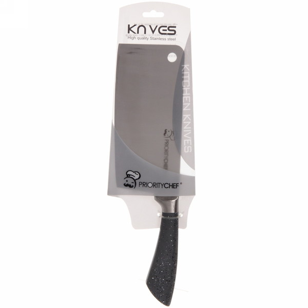 Нож кухонный "Best cook" топорик серая крошка 6,5"