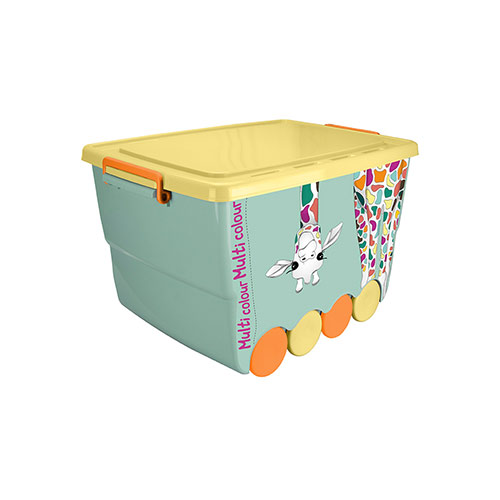 Ящик для игрушек 50 л ОКТО (жираф)