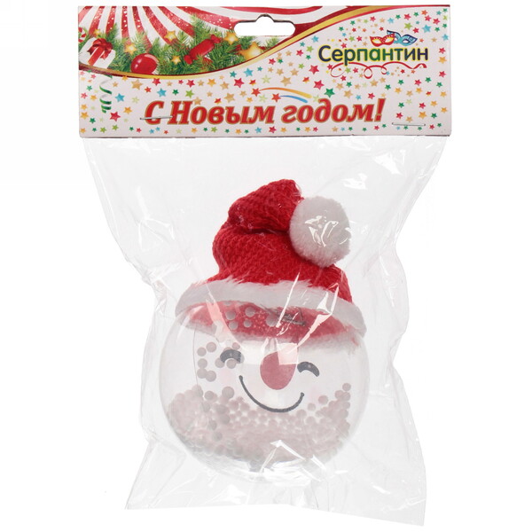 Ёлочное украшение "Снеговик" 8 см