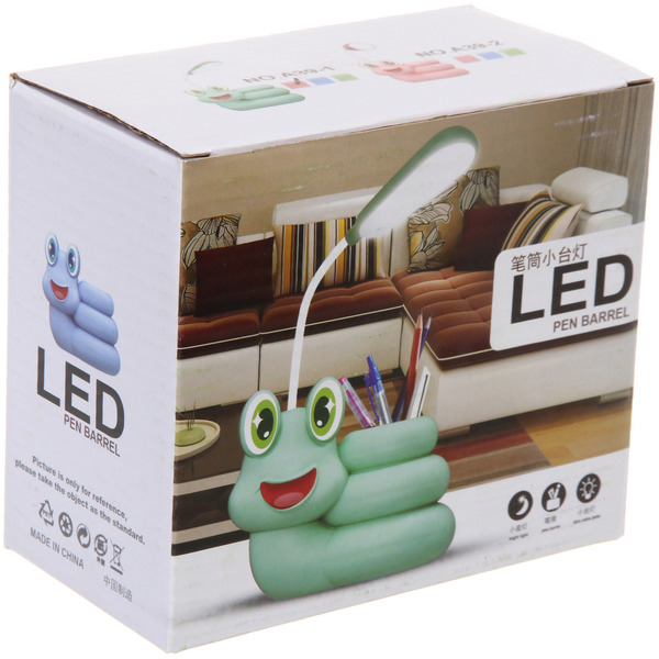 Настольная лампа "Sweet - Улиточка" 30*12*7 см LED с подстаканником, USB 0.6-3W, Голубой